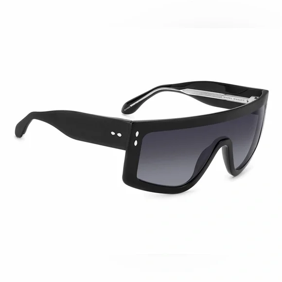 New! Isabel Marant IM0155/S 8079O Black Shield Sunglasses, Authentic - Picture 4 of 6